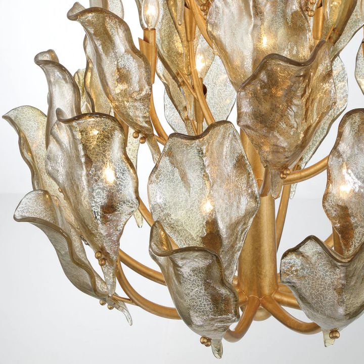 Ted Modern Glass Chandelier