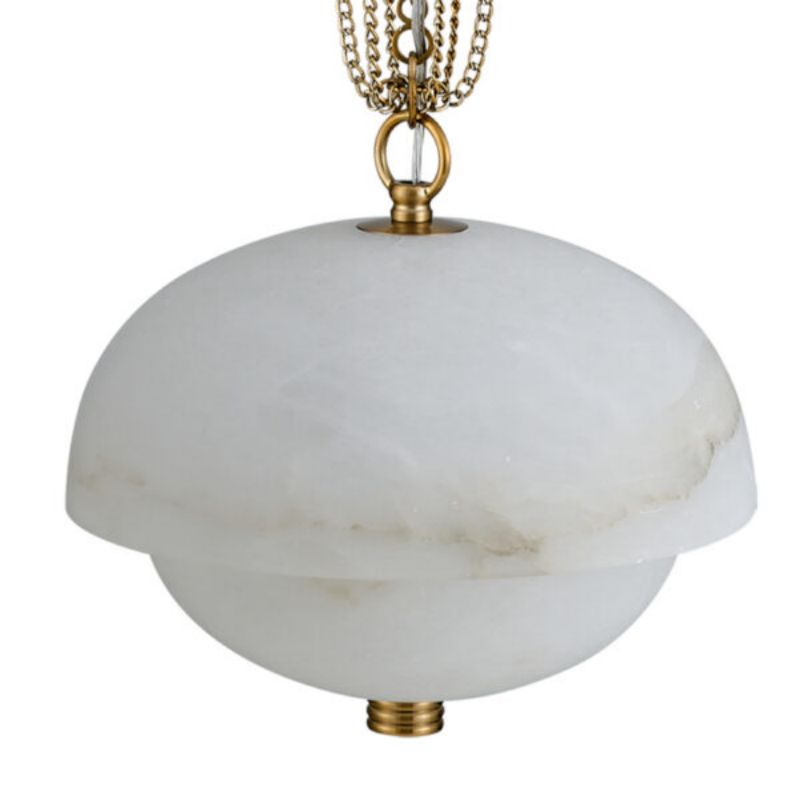 Alabaster Zada LED Pendant Light 17” (Chain)