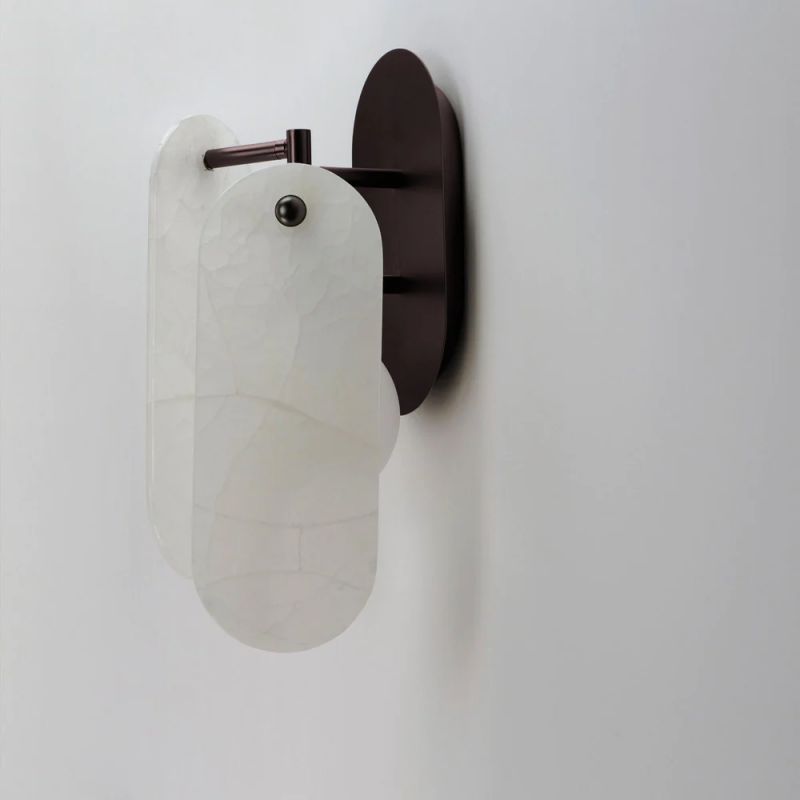 Alabaster Zanna Ball Wall Sconce