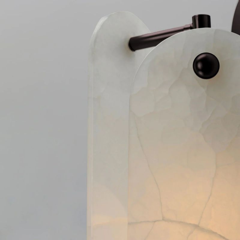 Alabaster Zanna Ball Wall Sconce