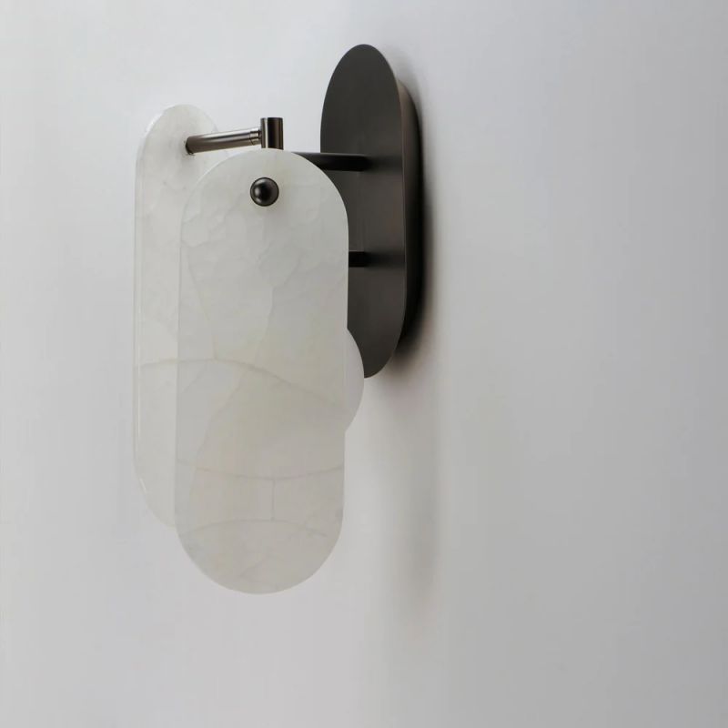 Alabaster Zanna Ball Wall Sconce