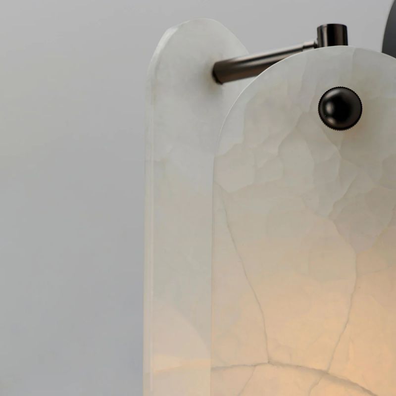 Alabaster Zanna Ball Wall Sconce