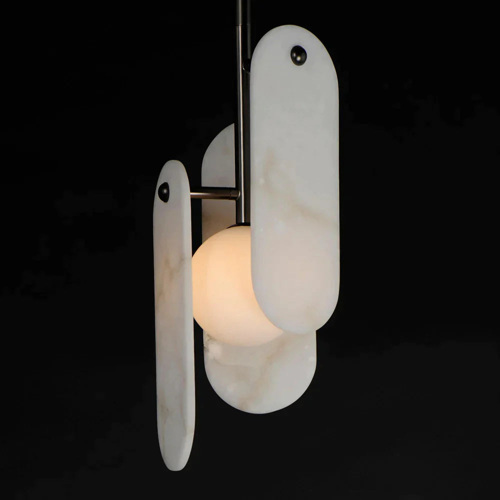 Alabaster Zanna Single Pendant Light