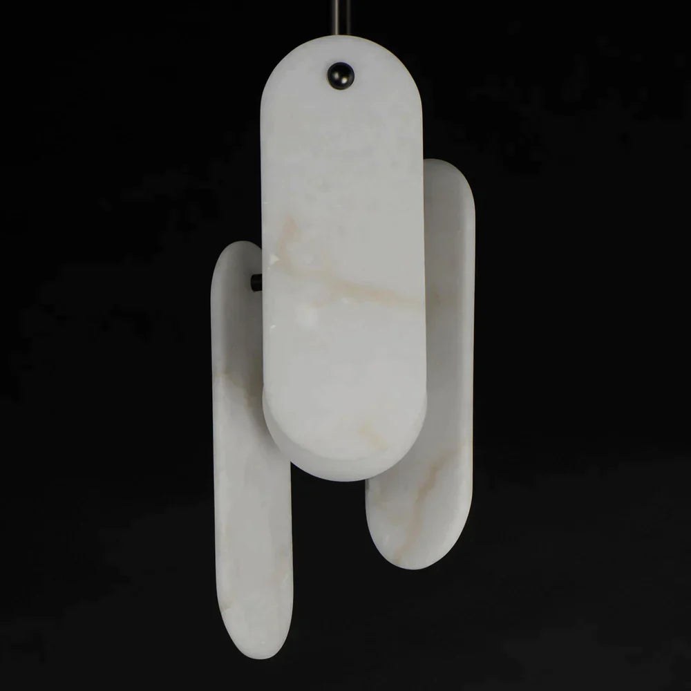 Alabaster Zanna Single Pendant Light