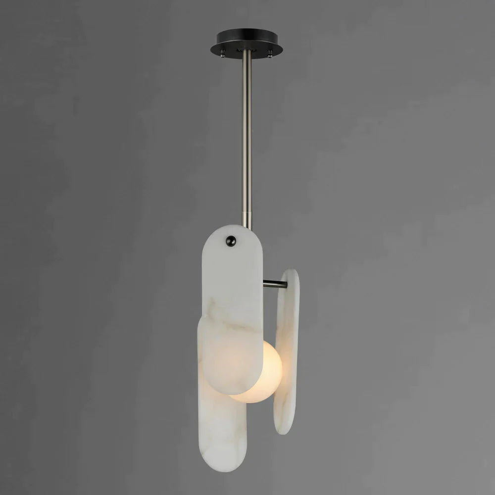 Alabaster Zanna Single Pendant Light