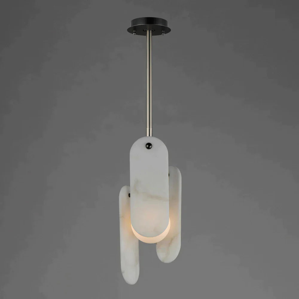 Alabaster Zanna Single Pendant Light