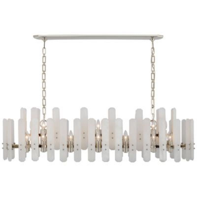 Alabaster Zanna Shield Large Linear Chandelier