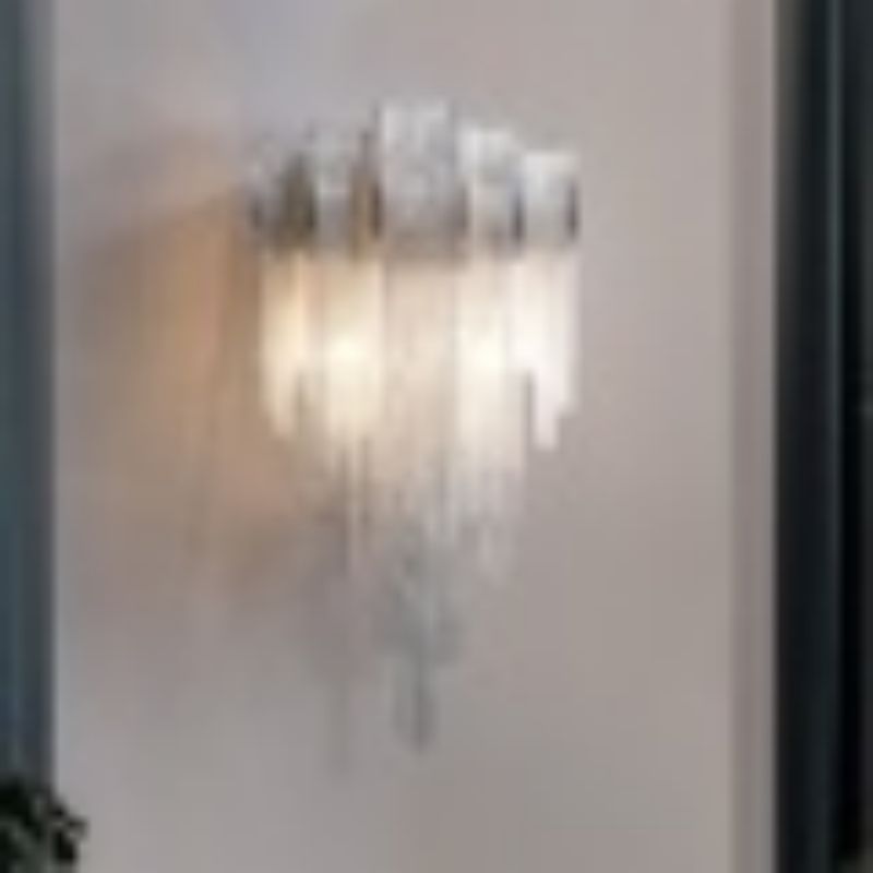 Viola Luxury Plated Aluminum Chain Tassel Wall Sconce