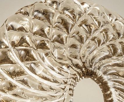 Aaron Flushmount Glass Flower Chandelier
