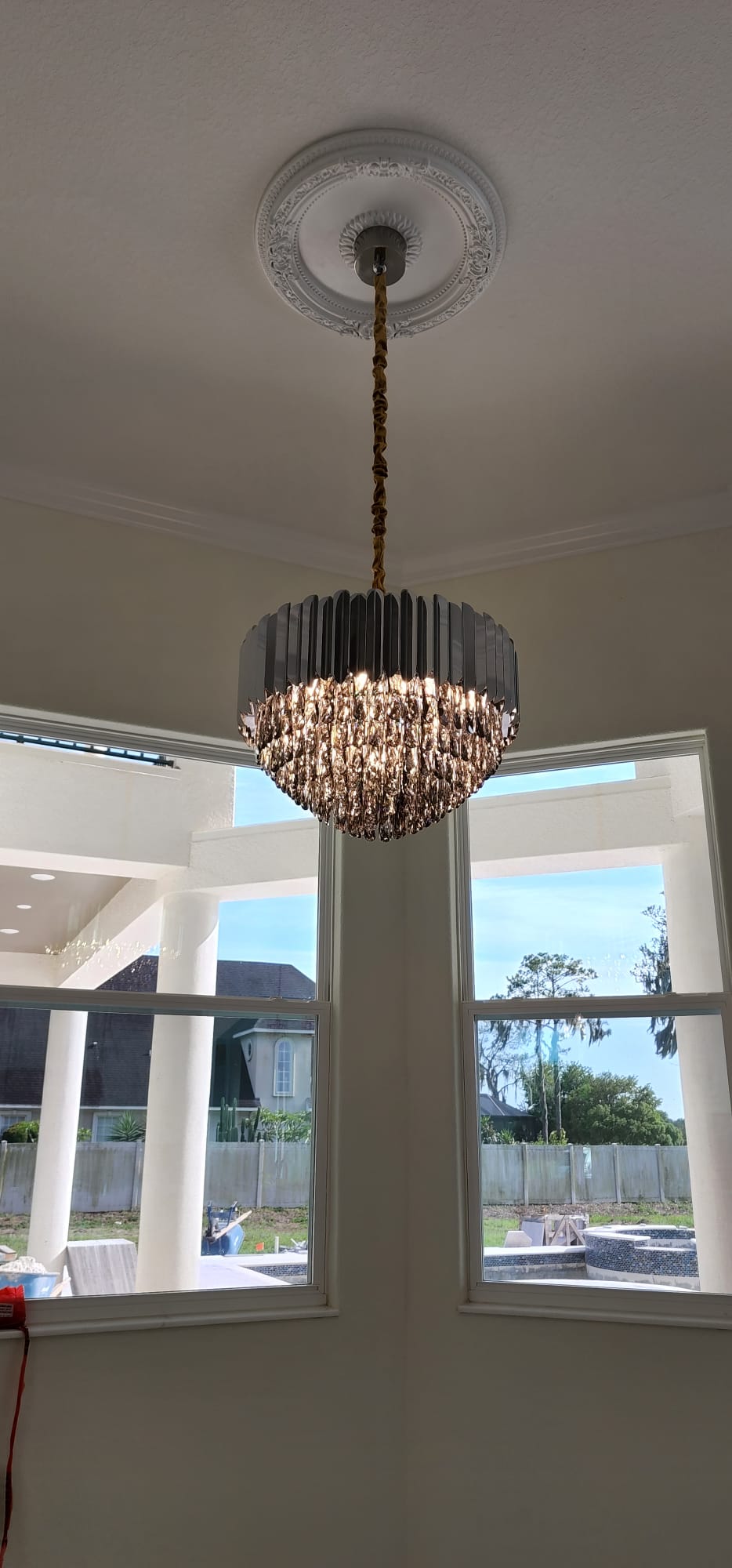Aliling Tiered Round Crystal Chandelier