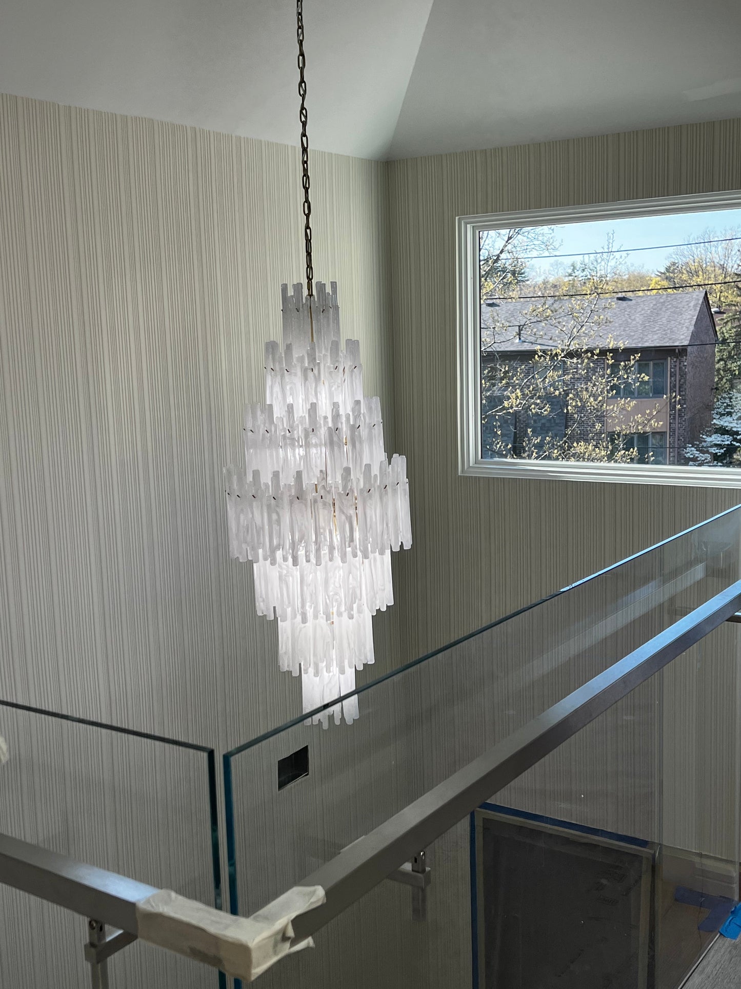 Colin Tiered Murano Glass Chandelier