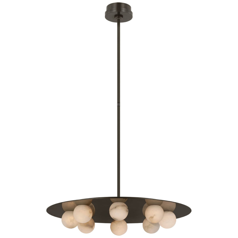 Alabaster Zemira 8 Lights Pendant Chandelier 24"W