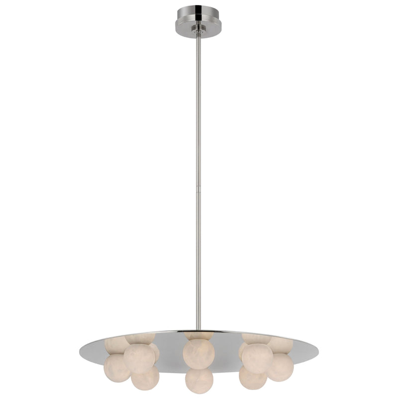 Alabaster Zemira 8 Lights Pendant Chandelier 24"W