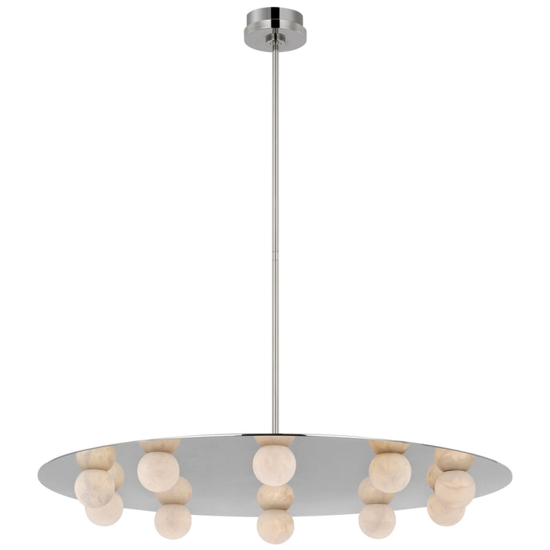 Alabaster Zemira 10 Lights Pendant Chandelier 36"W