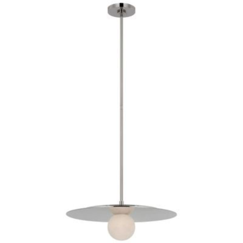 Alabaster Zemira Round Ball Pendant Lamp 18”
