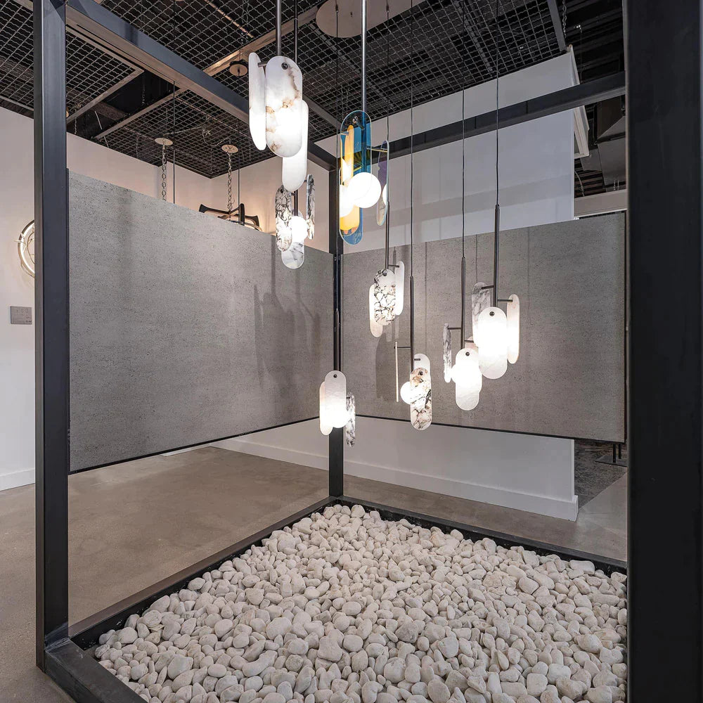 Alabaster Zanna Single Pendant Light