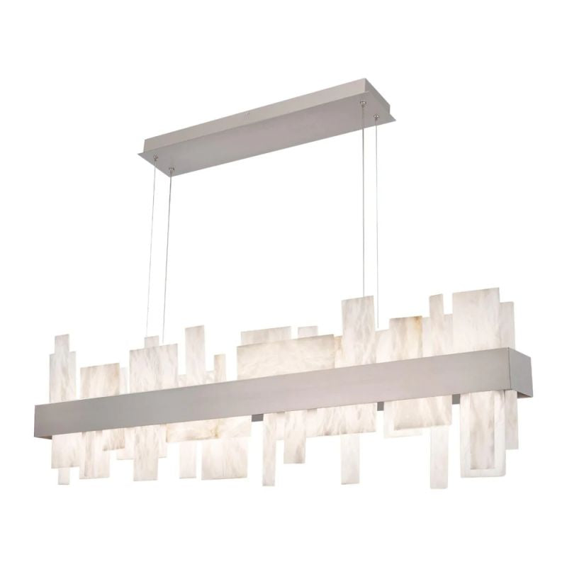 Alabaster Zachary LED Linear Chandelier 46"