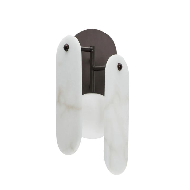 Alabaster Zanna Ball Wall Sconce