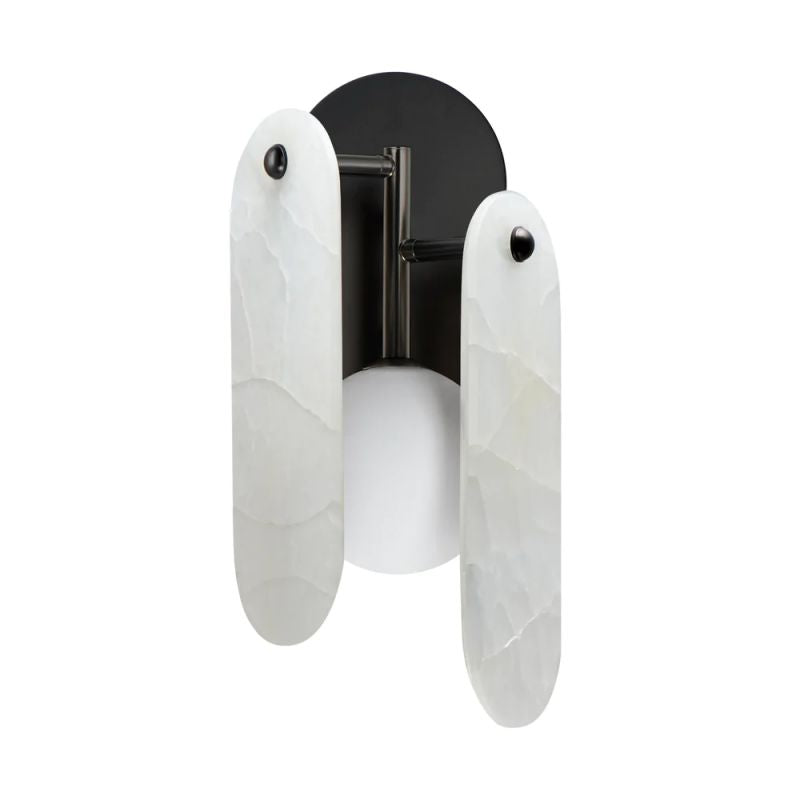 Alabaster Zanna Ball Wall Sconce
