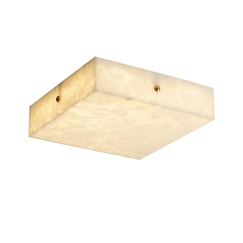 Alabaster Square Flushmount