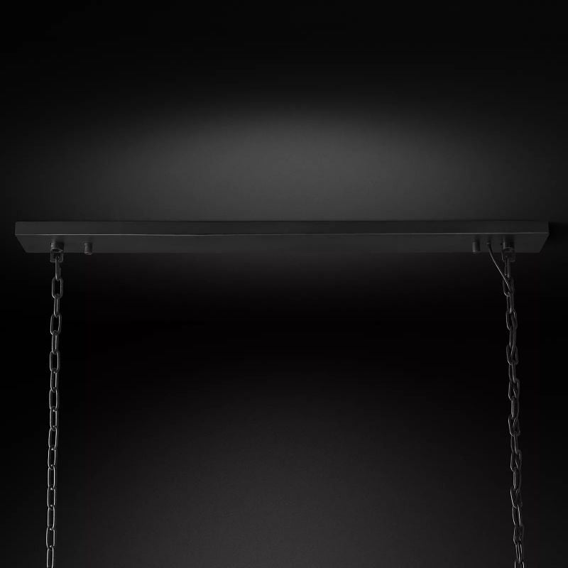 1920s Odem Rectangular Chandelier 72"