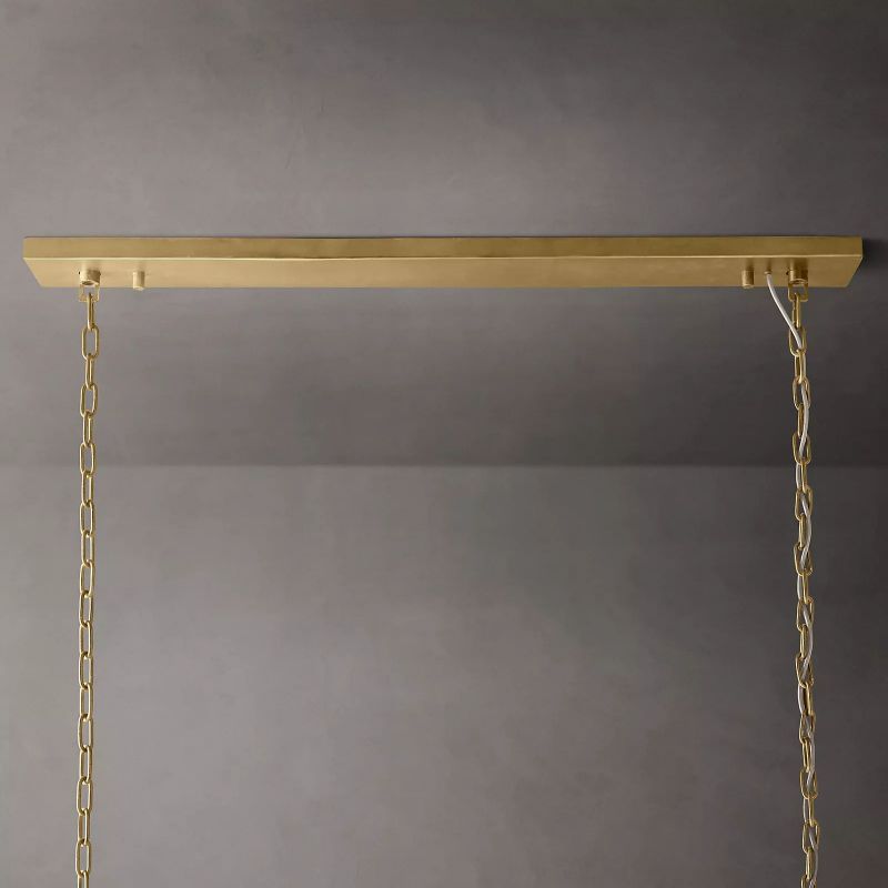 1920s Odem Rectangular Chandelier 72"