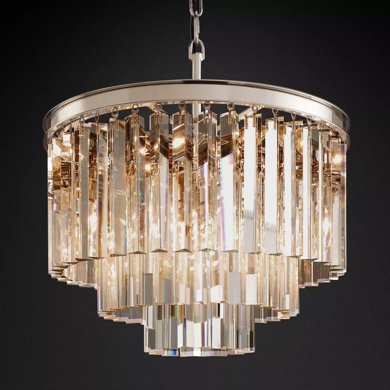 1920s Odem Round Chandelier 20"