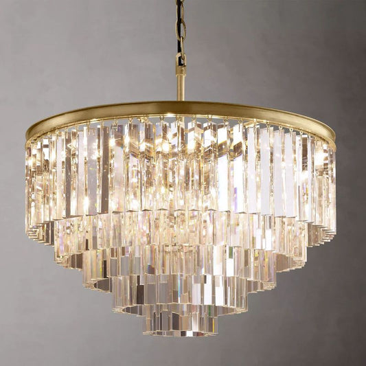 1920s Odem Round Chandelier 32"