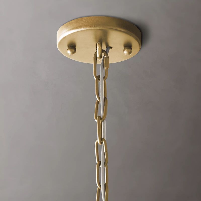 1920s Odem Square Chandelier 22"