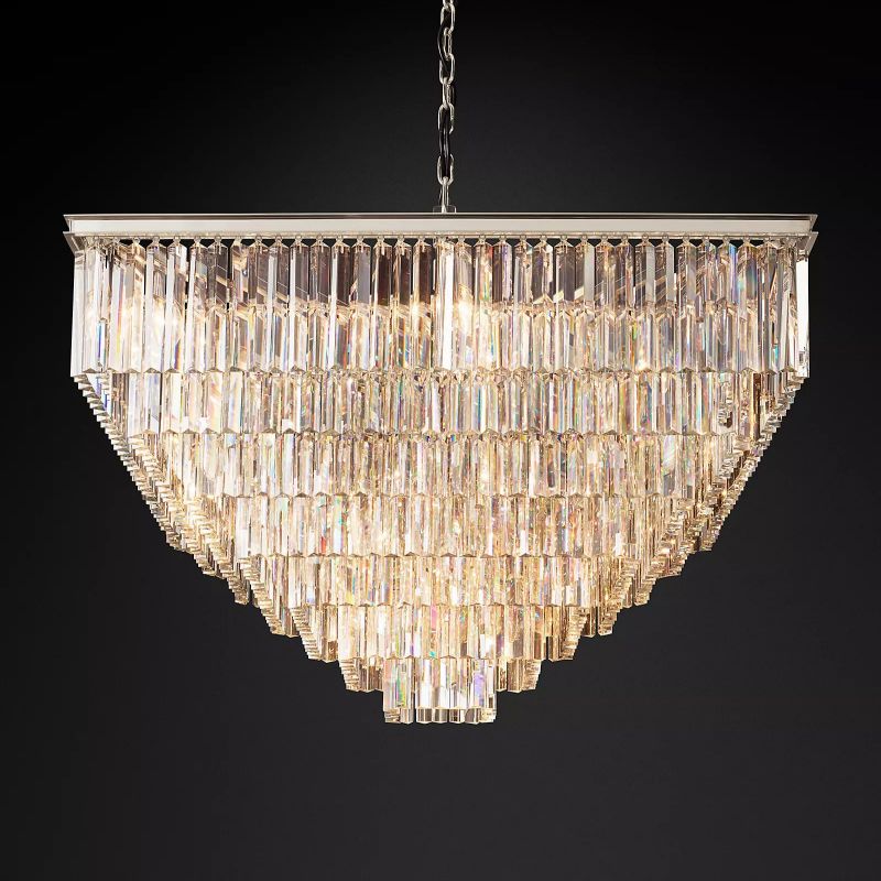 1920s Odem Square Chandelier 47"