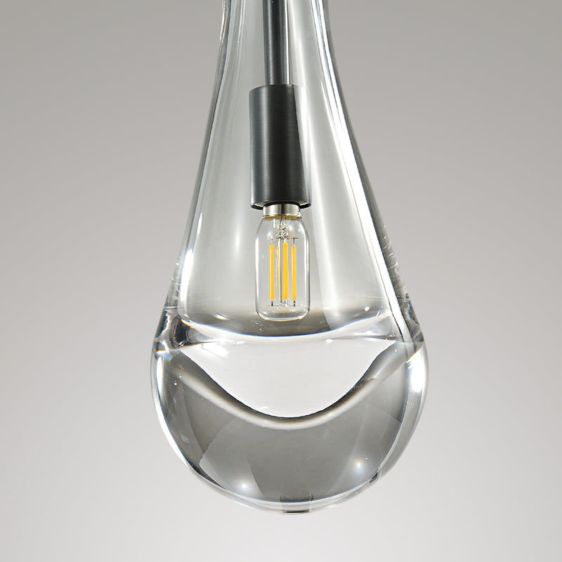 Raindrop round chandelier 5"(cord)