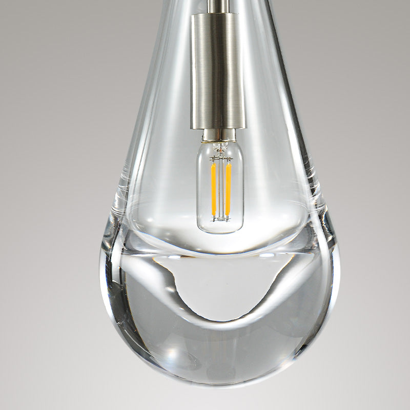 Raindrop round chandelier 5"(cord)