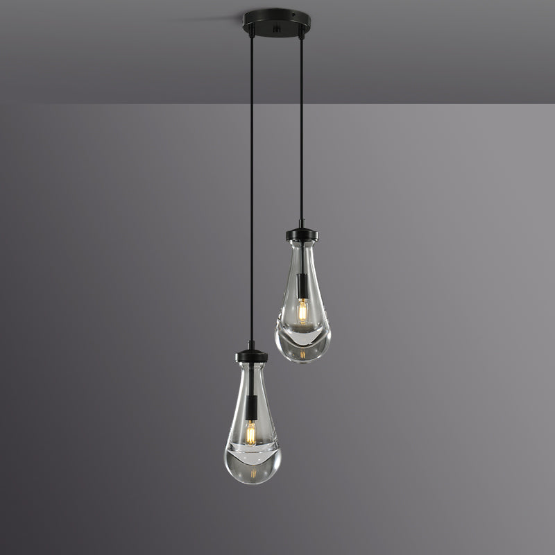 Raindrop round chandelier 5"(cord)