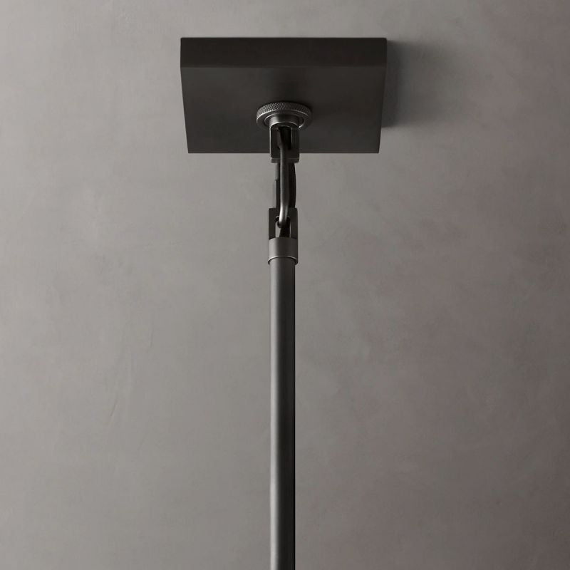 Beckman Glass Lantern Modern Pendant