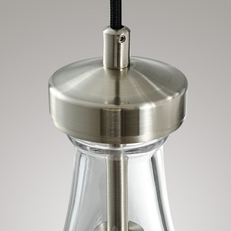 Raindrop round chandelier 5"(cord)