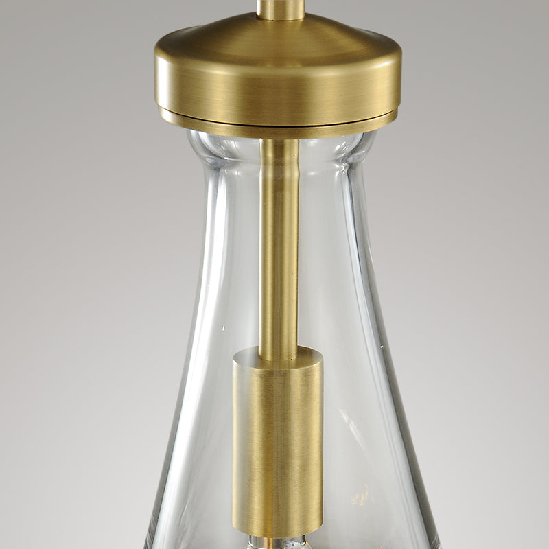 Raindrop round chandelier 5"(cord)