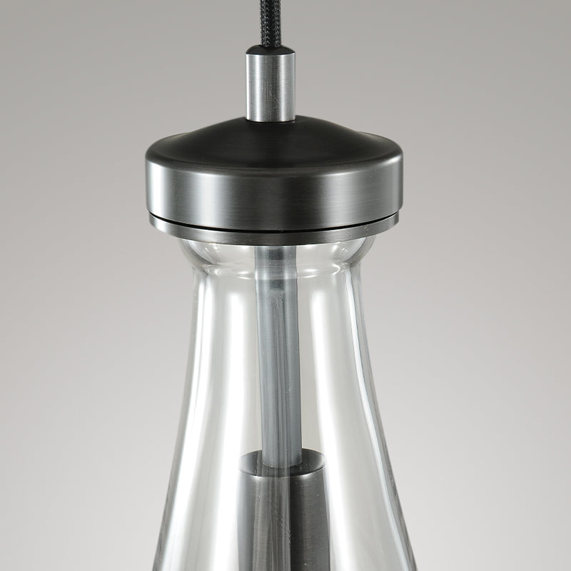 Raindrop round chandelier 5"(cord)