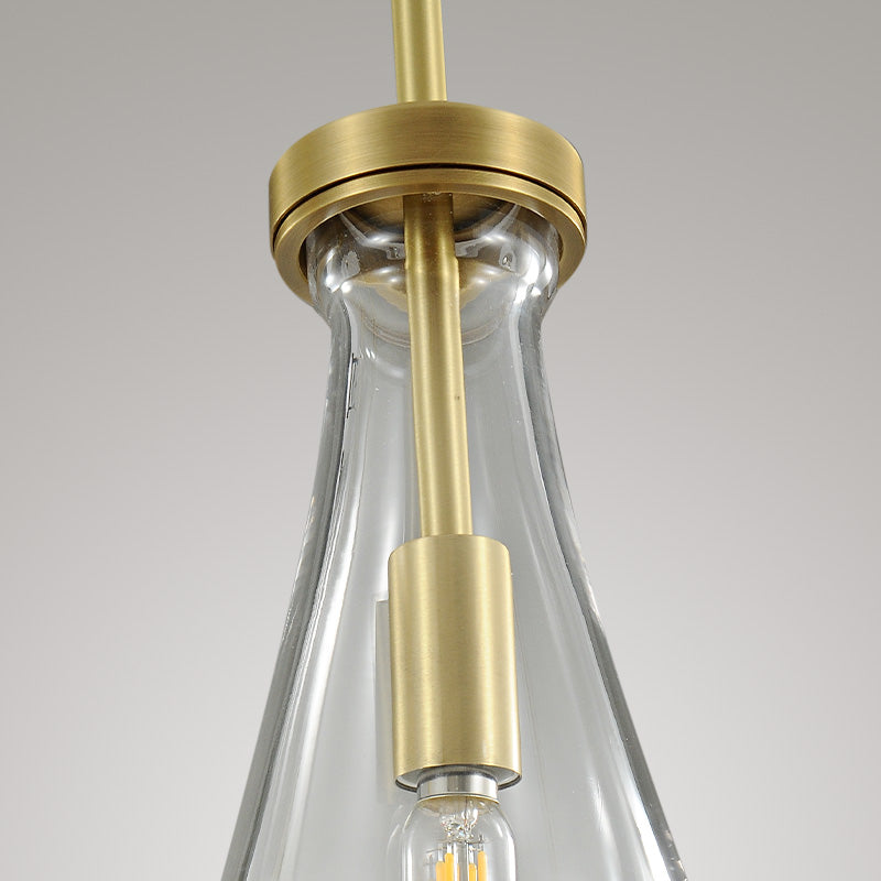 Raindrop round chandelier 8"(cord)