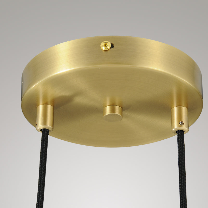 Raindrop round chandelier 5"(cord)