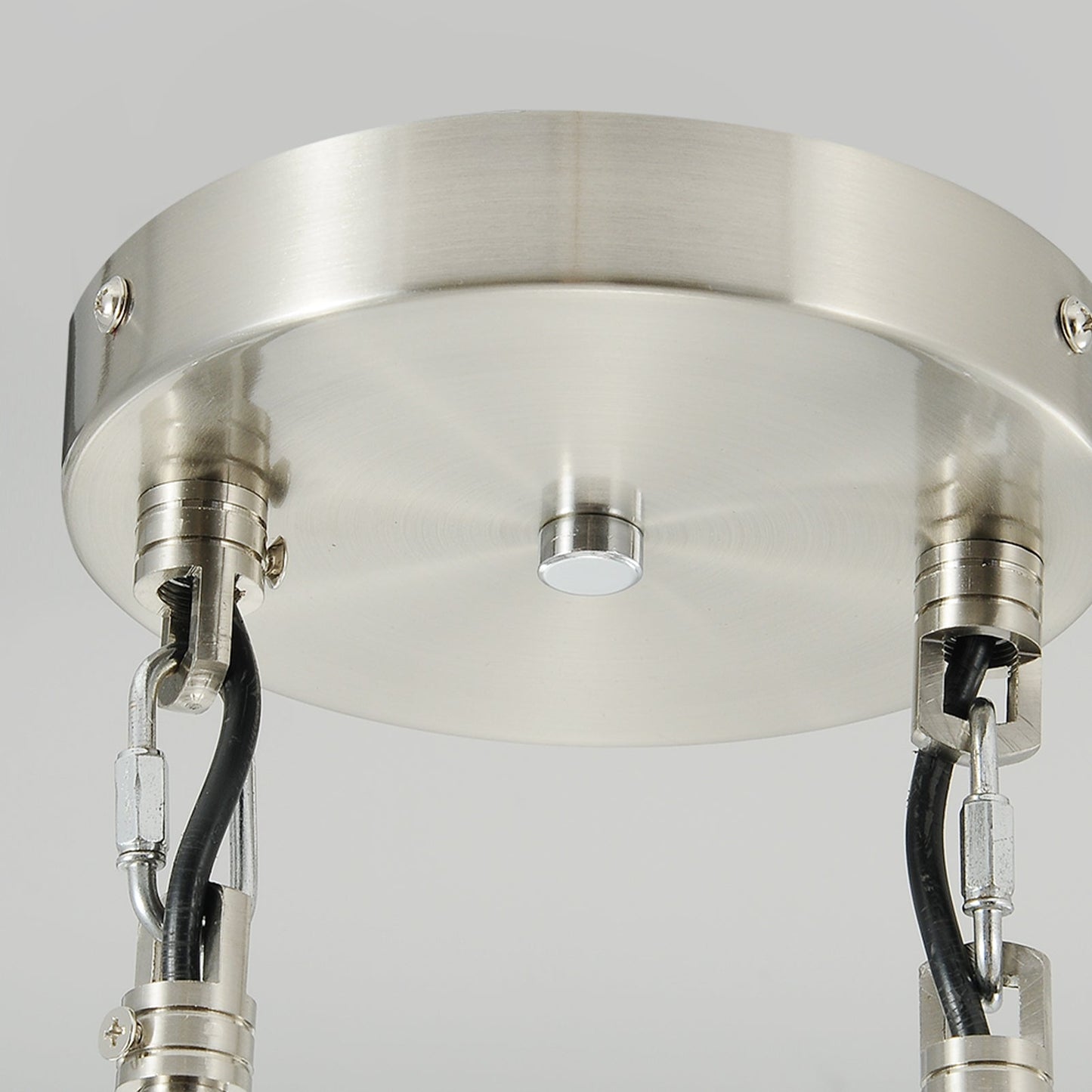 Raindrop round chandelier 5"(rod)