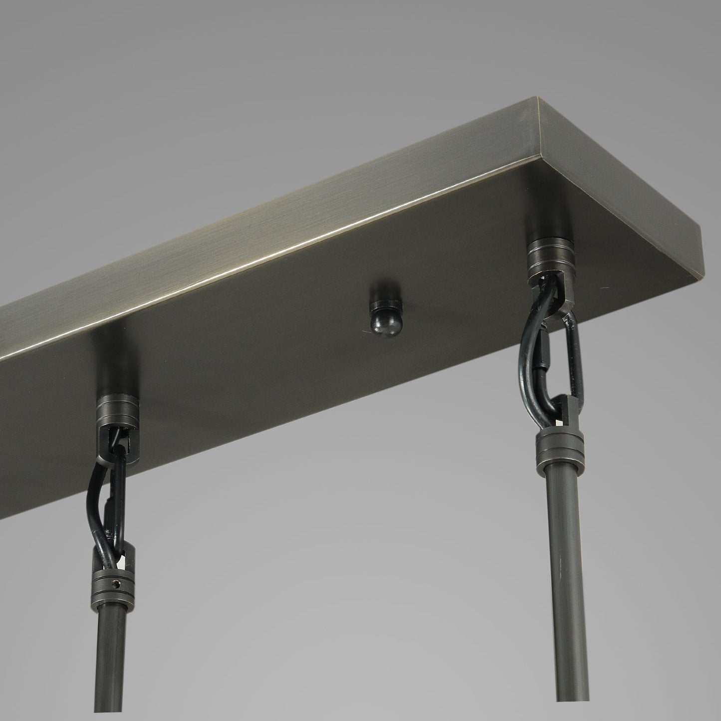 Raindrops Rectangular Chandelier 36" rod