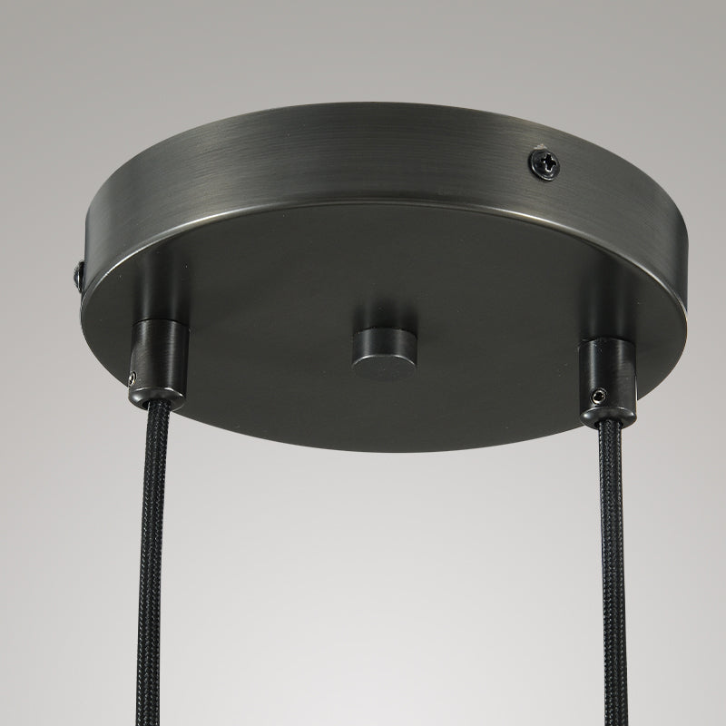 Raindrop round chandelier 5"(cord)