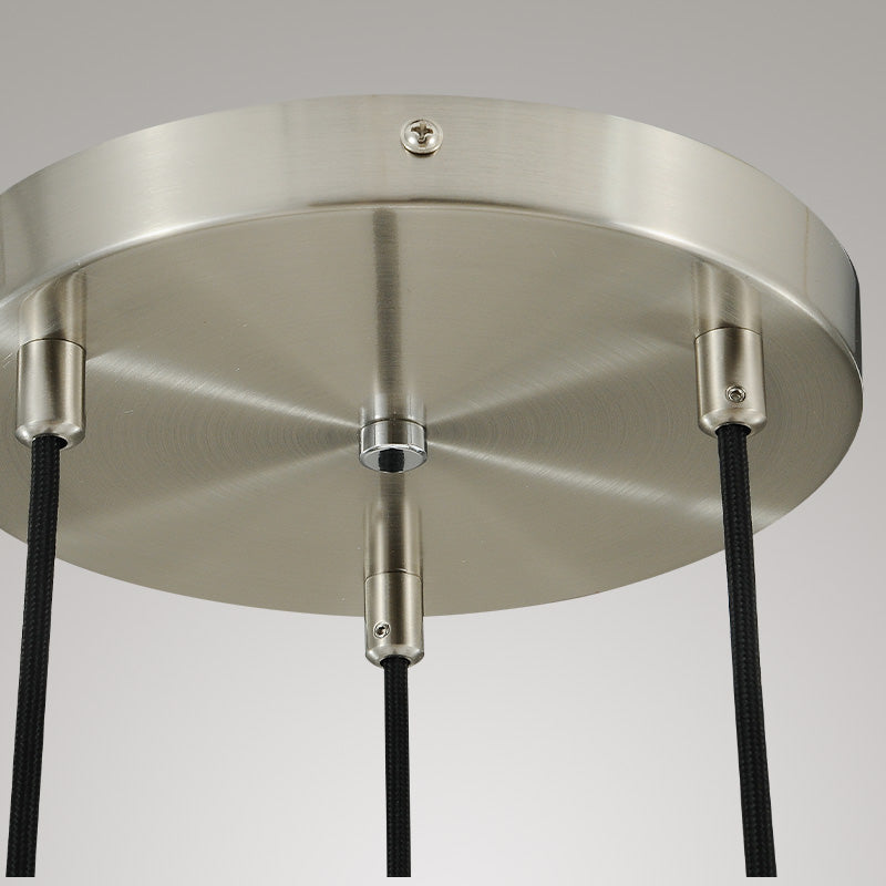 Raindrop round chandelier 8"(cord)