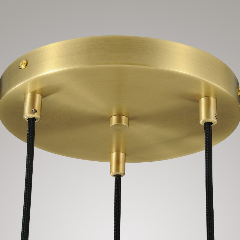 Raindrop round chandelier 8"(cord)