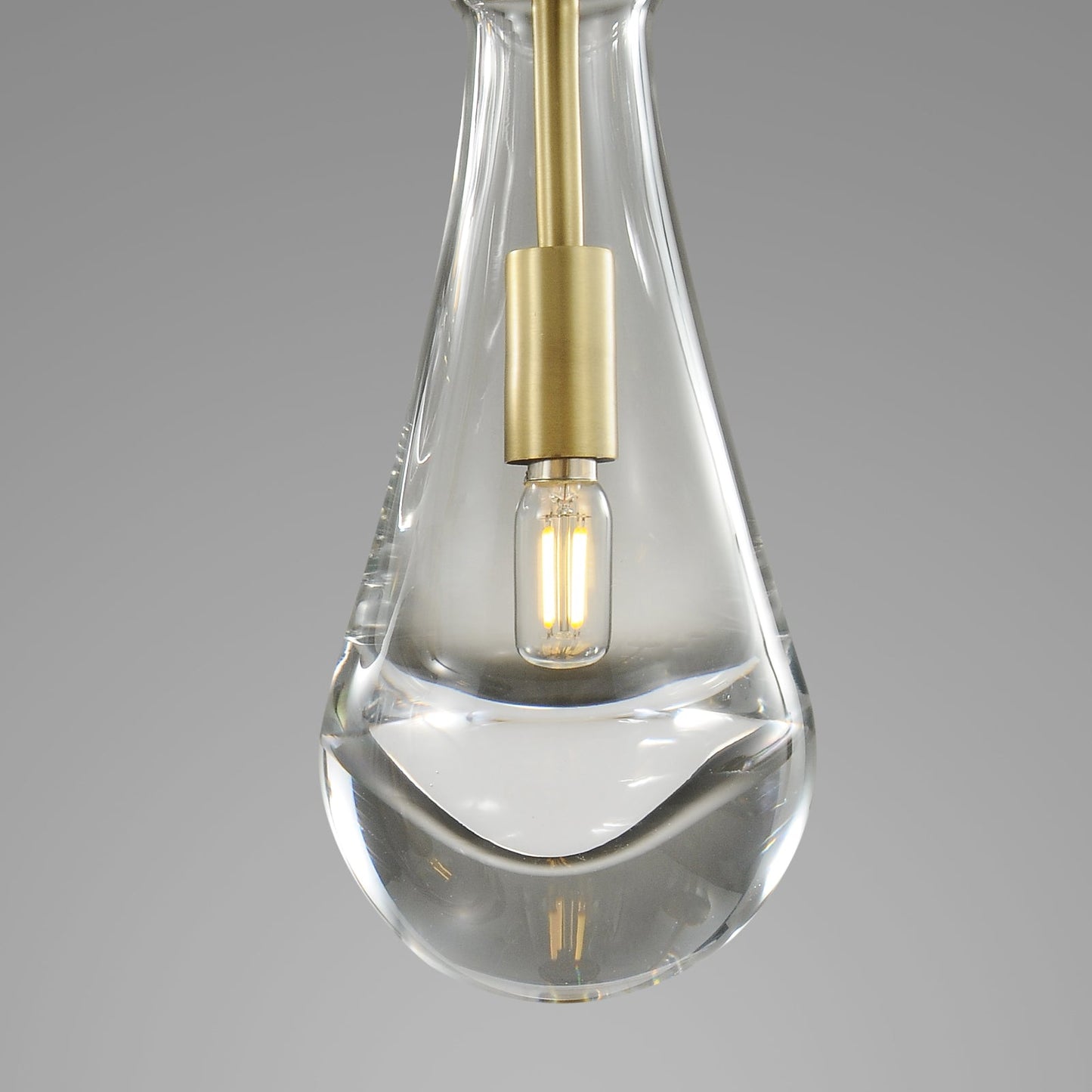 Raindrops Rectangular Chandelier 36" rod