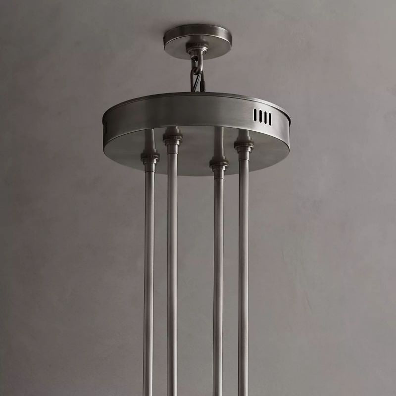 Aka Wine-glass Round Two-Tier Chandelier 60"