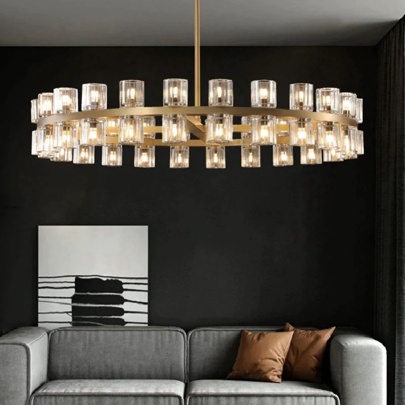 Aka Wine-glass Round Chandelier 48"