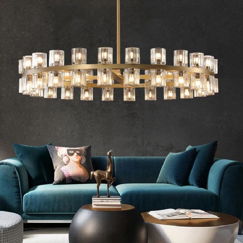 Aka Wine-glass Round Chandelier 48"