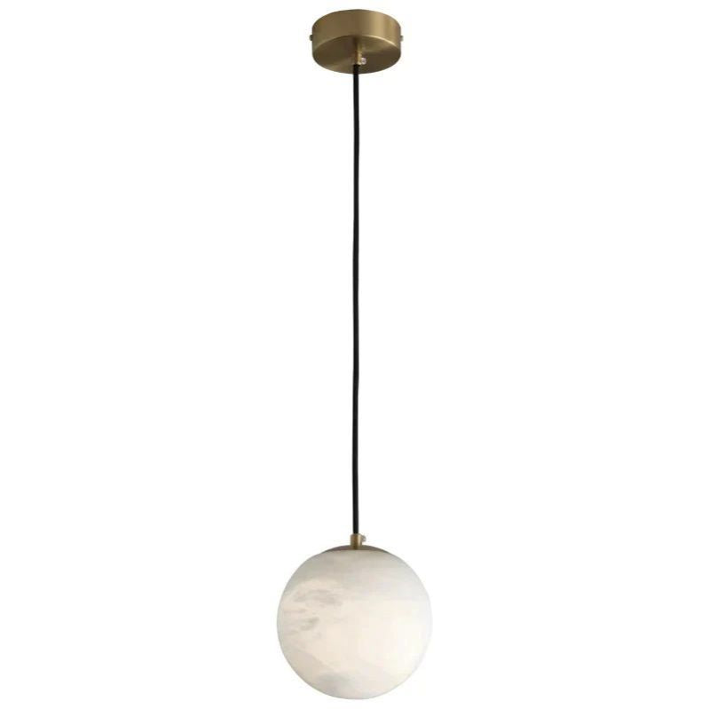 Alabaster Zemira Ball Pendant Light