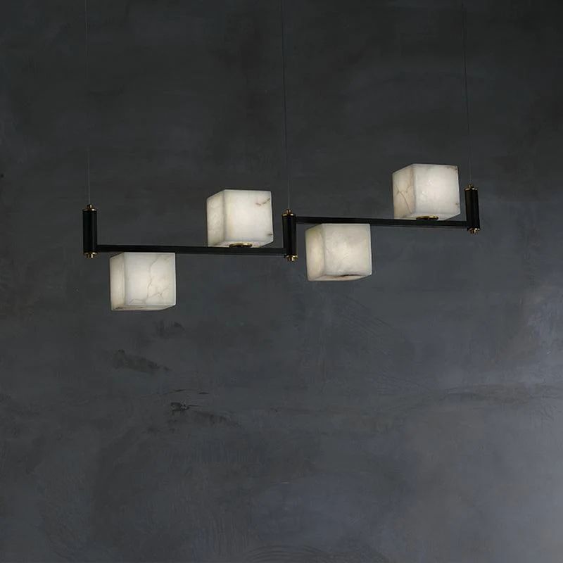 Alabaster Cubic Dining Table Pendant